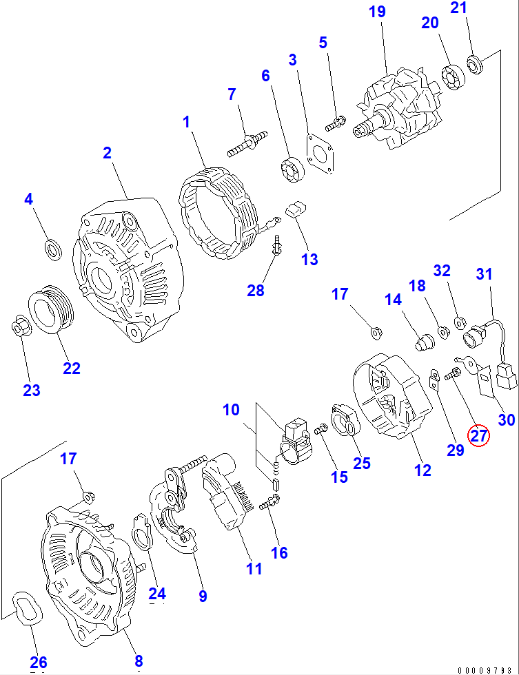 Diagram ND949006-6401 SCREW - Komatsu