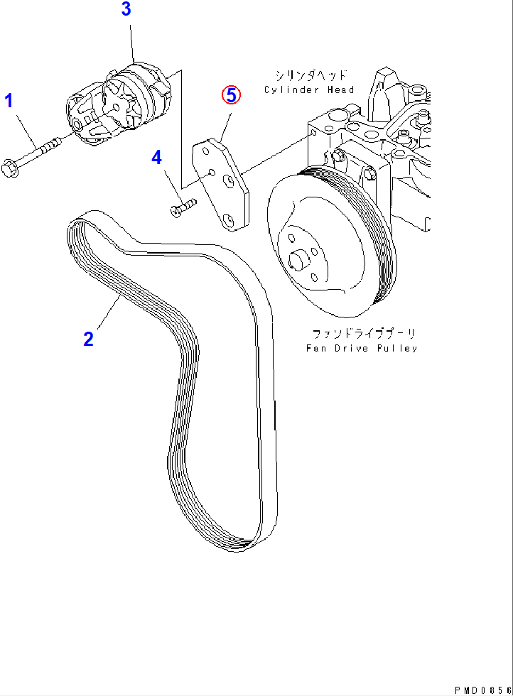 Diagram 6732-61-3910 PLATE - Komatsu