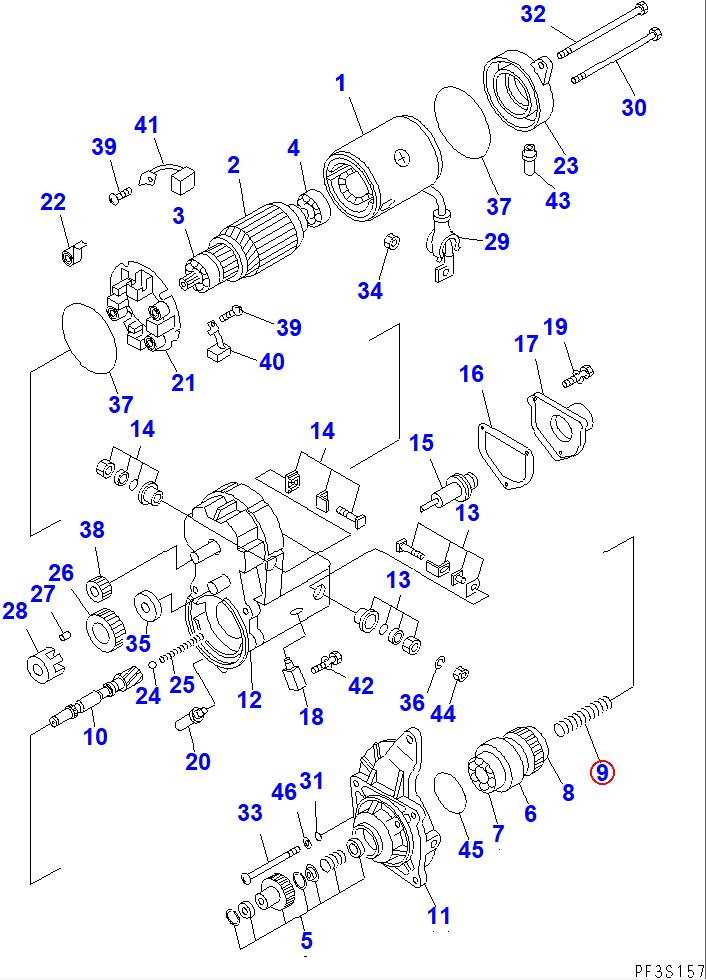 Diagram ND949170-4040 SPRING - Komatsu
