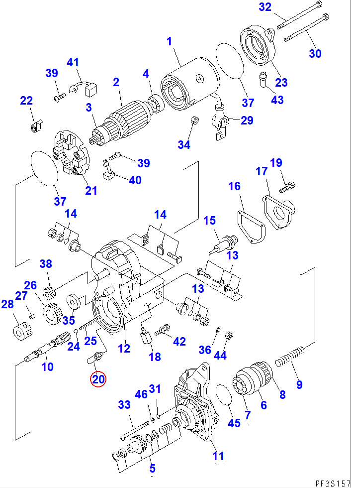 Diagram ND028065-0250 BUSHING,DRAIN - Komatsu