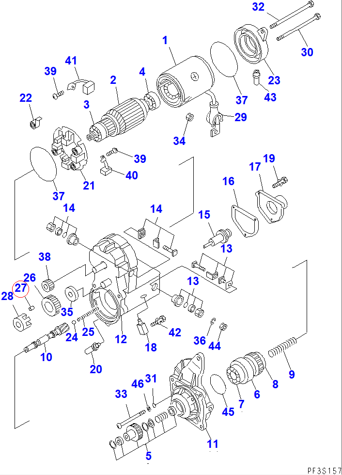 Diagram ND028306-0070 ROLLER,CLUTCH - Komatsu