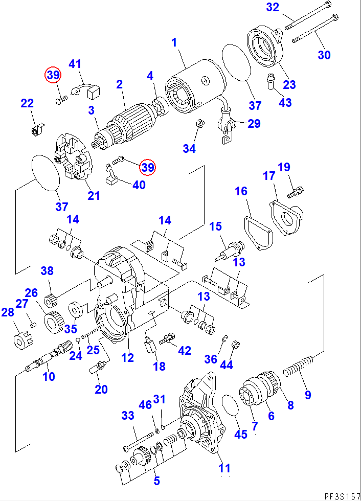 Diagram ND949007-6530 SCREW - Komatsu