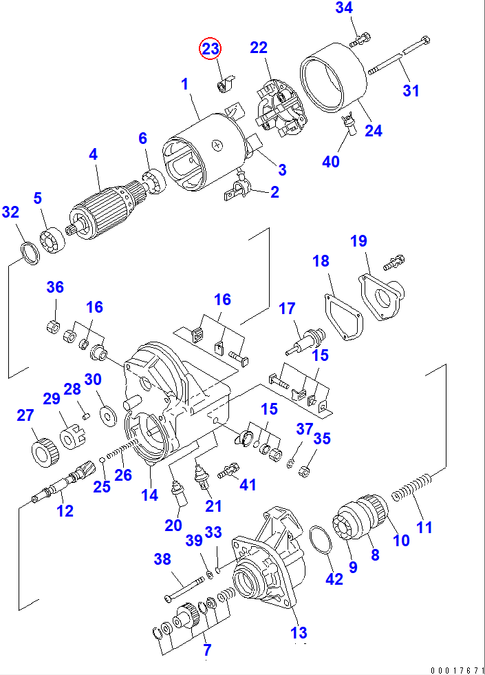 Diagram ND949173-0571 SPRING - Komatsu