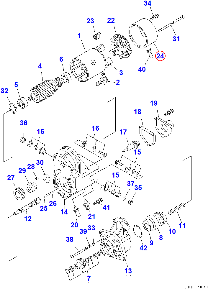 Diagram ND028501-9091 FRAME - Komatsu