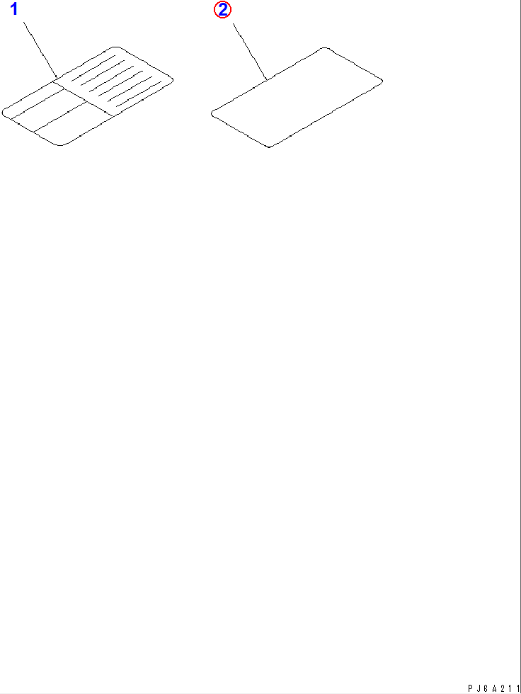 Diagram 6732-81-2190 DECAL - Komatsu